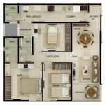 TIPO 1 83,70 M TORRE A